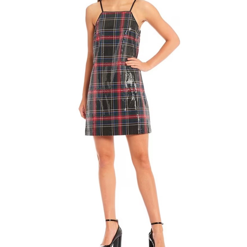 Stripped adjustable junior dress
